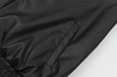 Punk Rock Motorcycle Leather Clothing For Men And Women Spring And Autumn