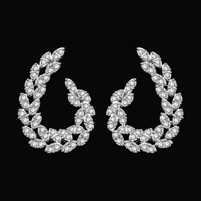 2024 New Wedding Jewelry Set for Women Saudi Arabia 4 Pieces Zirconia Bridal Jewellery Collection Necklace Set