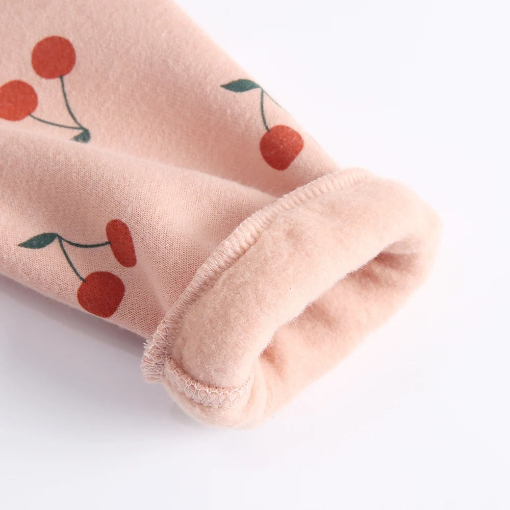 Sanlutoz Winter Long Sleeve Infants Jumpsuits Hooded Baby Girls Rompers Cute Toddler Clothing