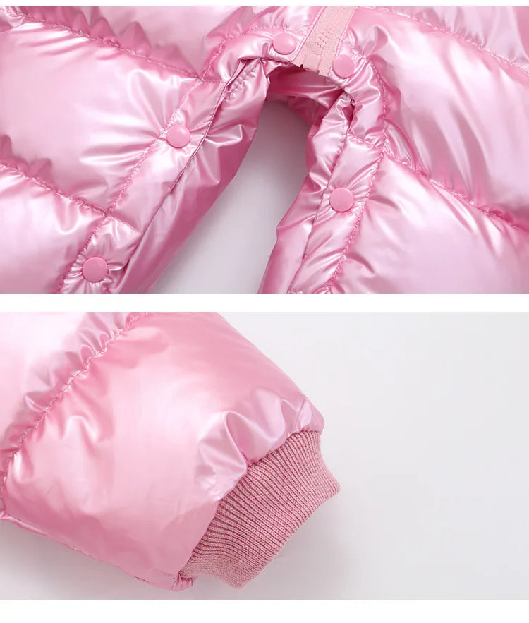 2025 Baby Winter Snowsuit Plus Velvet Waterproof No-wash Baby Boy Jumpsuit Newborn Romper Baby Girl Overalls Infant Coat Clothes