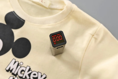 0-4 Age Baby Clothes Mickey Printed Children's Sweatshirt Long Sleeve Tops Loose Fashion Cartoon Autumn Clothing Thin Sweater
