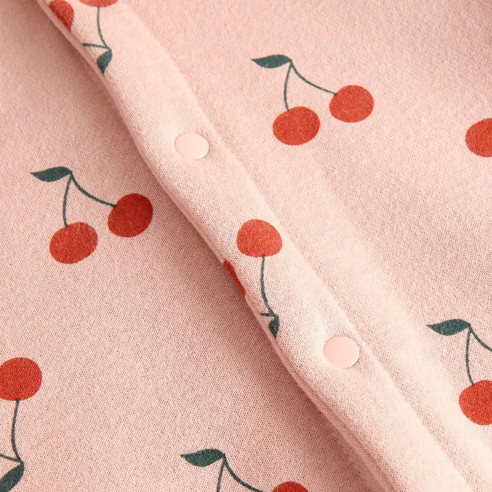 Sanlutoz Winter Long Sleeve Infants Jumpsuits Hooded Baby Girls Rompers Cute Toddler Clothing