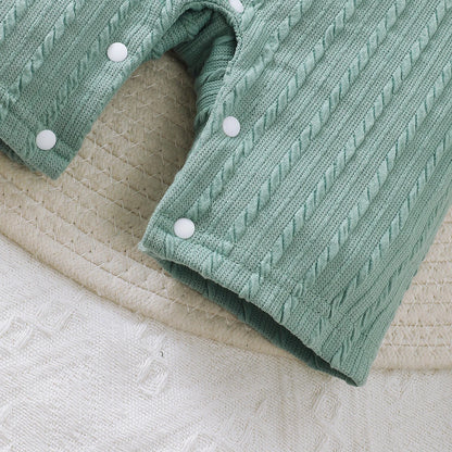 0-18 Months old Newborn Baby boy Jumpsuit Cute Little Bear Short sleeved Jumpsuit Baby clothing Boy baby Summer Crawling Suit