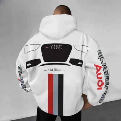 2025 Audi's Latest Autumn and Winter Racing Adult Hoodie Printed Fashionable and Comfortable Shopping Casual Sports Hoodie MOTO