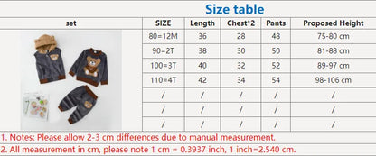3PCS Winter Autumn Toddler Baby Boys Girls Clothes Baby Sweaters Coat +Pants +Hooded Vest Outfit Set Infant Warm Clothing Suits