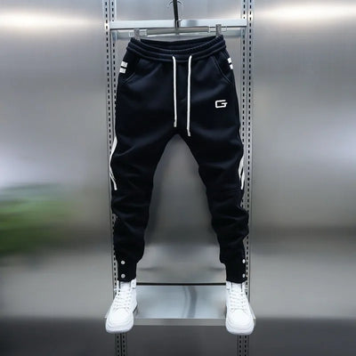 2024 Spring Men's Pants Korean Fashion Men Clothing Joggers Pants Casual Streetwear Male Trousers Elastic Waist Men Sweatpants