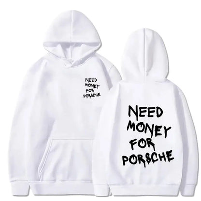 2025 Autumn/Winter New Funny Need Money Printed Hoodie Fashionable Design for Men and Women Couples Casual Hoodie Warm