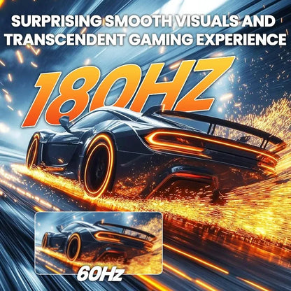 27" Curved Gaming Monitor, 2k QHD(2560*1440P) VA Screen, 1800R, 165Hz/180Hz Computer Moniter, Supports AMD Freesync, 120% s