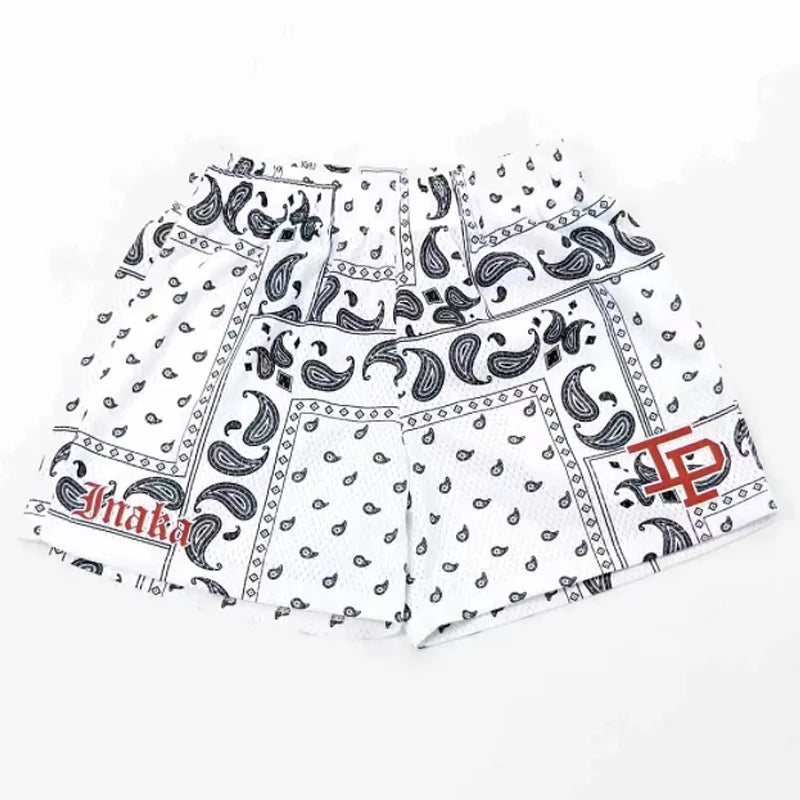 Mens Clothing IP Trend Casual Sports Shorts Gym Fitness Quick Dry Breathable Mesh Beach Basketball Jogger Short Pants Sweatpants