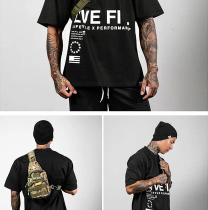 Men's Gym Summer Casual T-Shirt Fitness Running Short Sleeve Tee Tops Fashion Hip-hop Oversized Shirt Male Sweatshirt Clothing