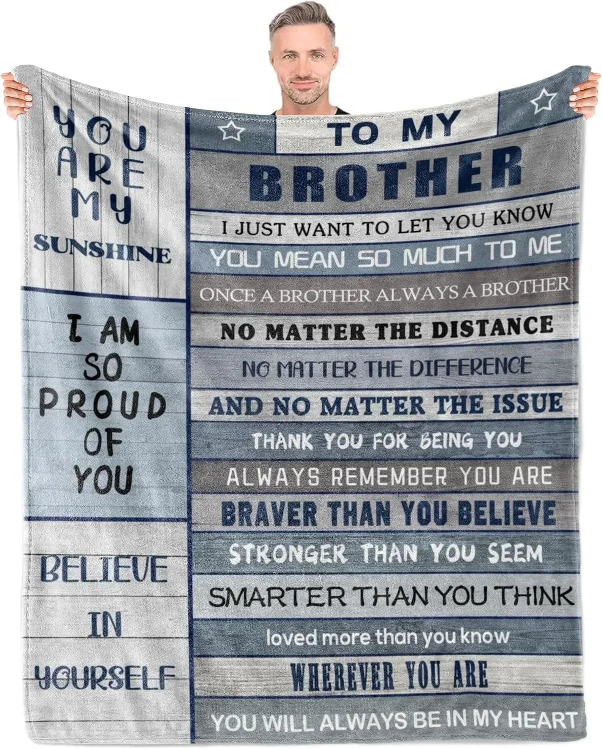 1PC Gift To Dad Thin Blanket for Father's day Anniversary Birthday Mother's Day for Mom Wife Sister Grandma Abuela Soft Throw