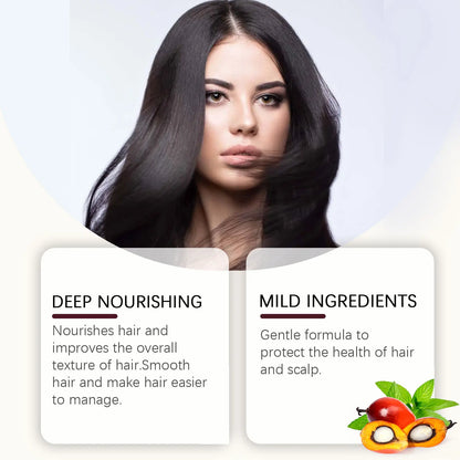 EELHOE  Hair Loss Shampoo & Batana Conditioner Set Strengthening Density Repair Frizz Control Treatment Thinning Damaged Frizzy