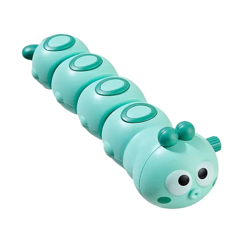 Cartoon Clockwork Caterpillar Crawling Toys Parent Child Interactive Cute Animal Baby Wind Up Toy for Kids Funny Gift