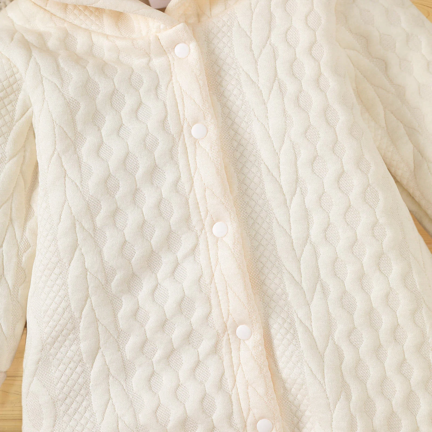 Autumn Winter Newborn Baby Romper Boys Girls Lovely Ears Hooded Long Sleeve Infant Bodysuit Warm Jumpsuit Toddler Girl Clothes