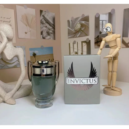 Men's Perfume 100ML 3.4FL.OZ  Woody Aquatic Notes Fresh Ocean Fragrance Spray Parfum Warrior Trophy Perfume Long-lasting Male