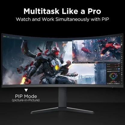 Furniture.Tool 165Hz 1000RPIP/PBP, 34-inch Curved Ultrawide WQHD 3440×1440 Gaming Monitor, 1ms(MPRT), DCI-P3 95% Guaranteed. sof