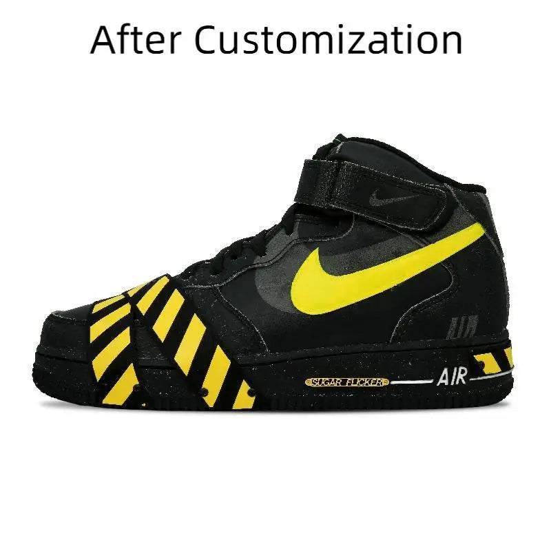 【Customize】Nike Air Force 1 Skateboarding Shoes Men Sneakers shoes DQ7666-001