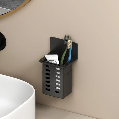 1 functional toothpaste bathroom toothbrush stand wall-mounted toothbrush storage rack bathroom storage rack