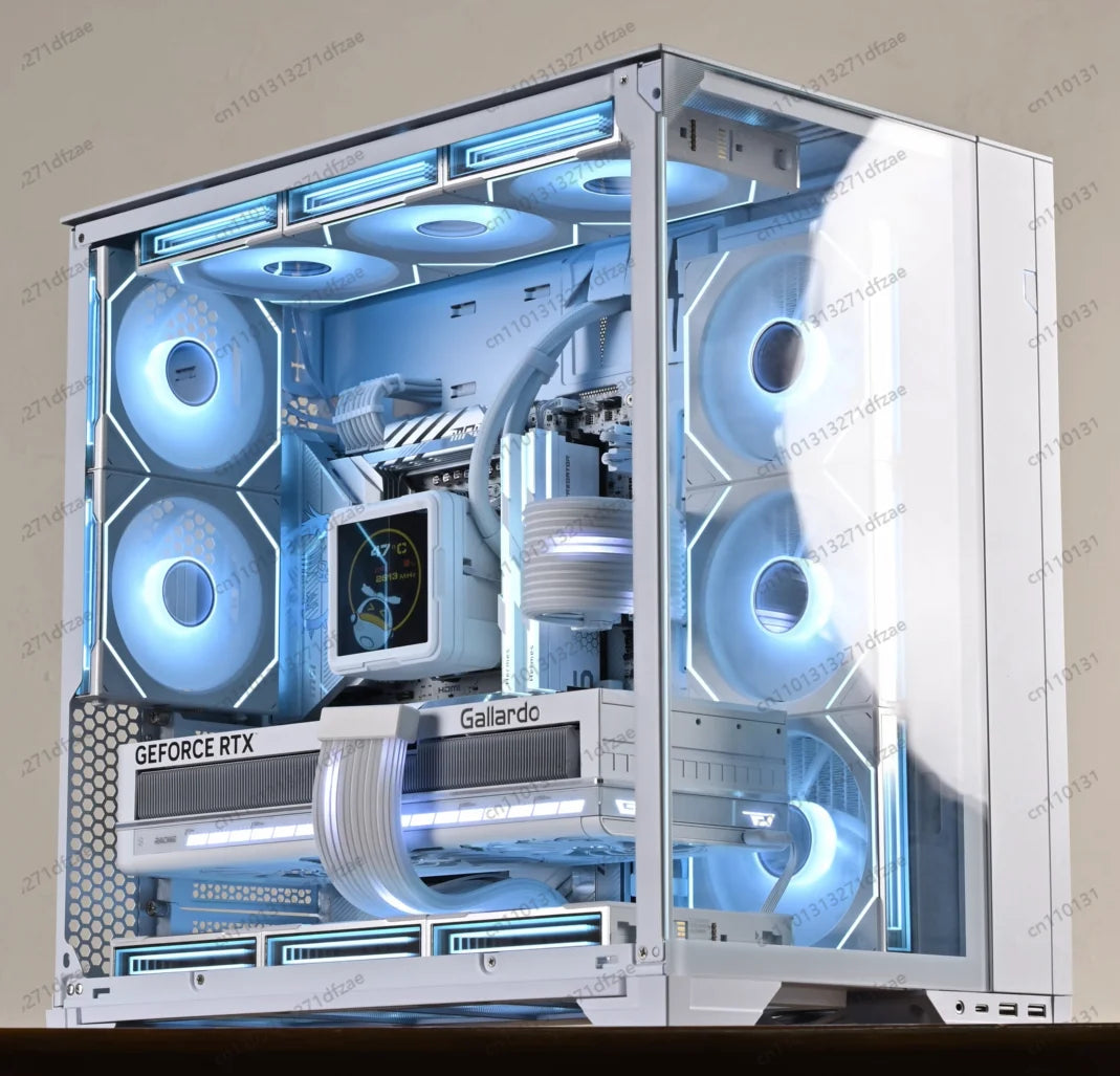 High-End Panoramic Gaming Desktop PC AMD R7 9800X3D RTX 5090 5080 5070 32GB DDR5 2TB NVMe M.2 SSD Win 10