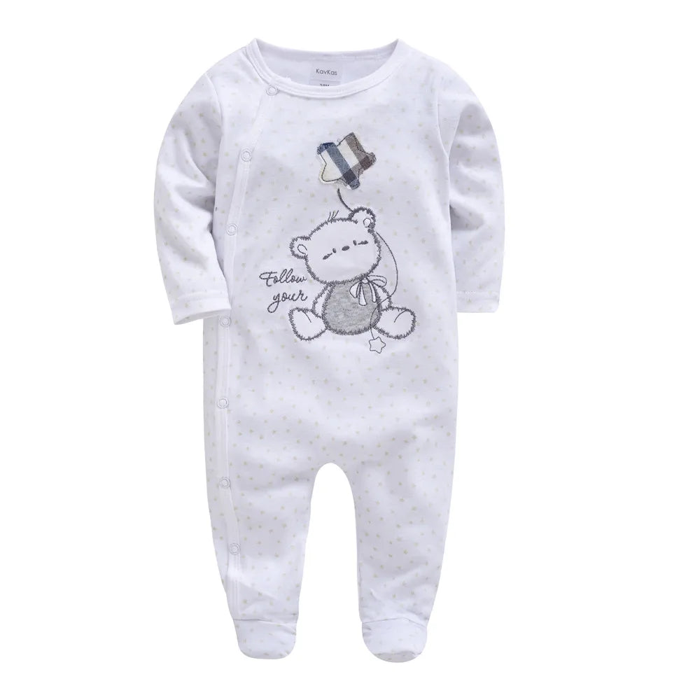 New Style Baby Girls Romper 3 Pcs/lot 0-12M Dot Design Lovely Girl Clothes Spring Autumn Long Sleeve Overalls Jumpsuit