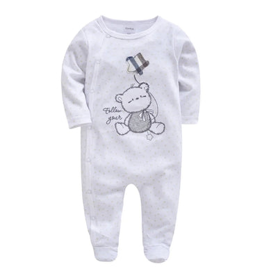 New Style Baby Girls Romper 3 Pcs/lot 0-12M Dot Design Lovely Girl Clothes Spring Autumn Long Sleeve Overalls Jumpsuit