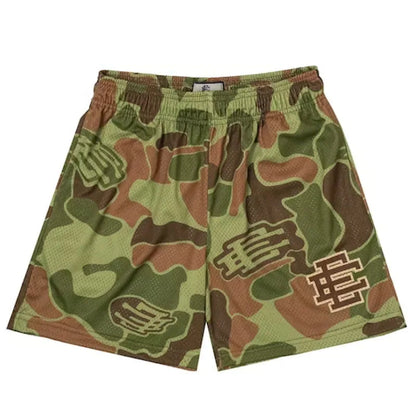 New men's summer Eric Emanuel brand shorts, basketball and football sports shorts, breathable mesh casual shorts ee2
