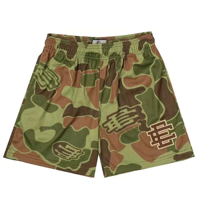 New men's summer Eric Emanuel brand shorts, basketball and football sports shorts, breathable mesh casual shorts ee2
