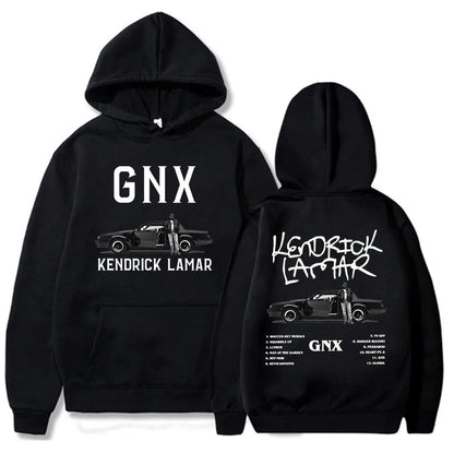 2025 GNX Album Printed Hoodie Kendrick Lamar Rapper Rock Style Men's Sweatshirt Street Long-sleeved Cotton Hooded Pullover