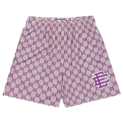 2025 New Summer EE Eric Emanuel  Basic Mesh Short Classic Floral Printed Gym Shorts Men's Gym Basketball Sports Beach Shorts
