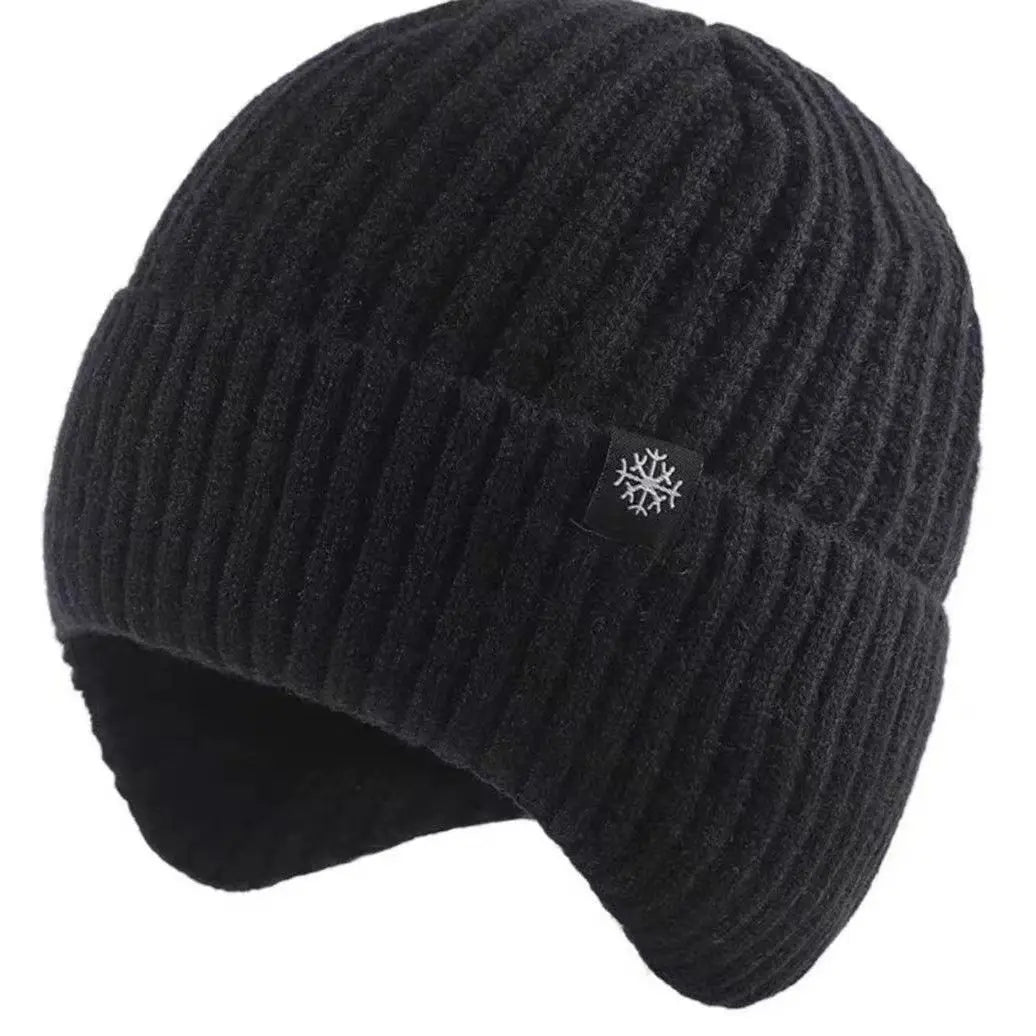 1PCS Men's Autumn/Winter Fashion Versatile Warm Hat Acrylic Letter Embroidered Knitted Hat Comfortable Hip Hop Hat