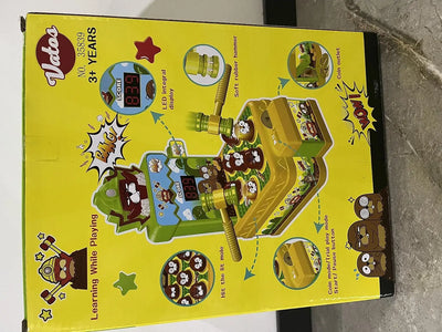 VATOS Mini Coin Operated Arcade Game Bank with 2 Hammers, Interactive Electronic Developmental Toy for Kids Ages 3-6