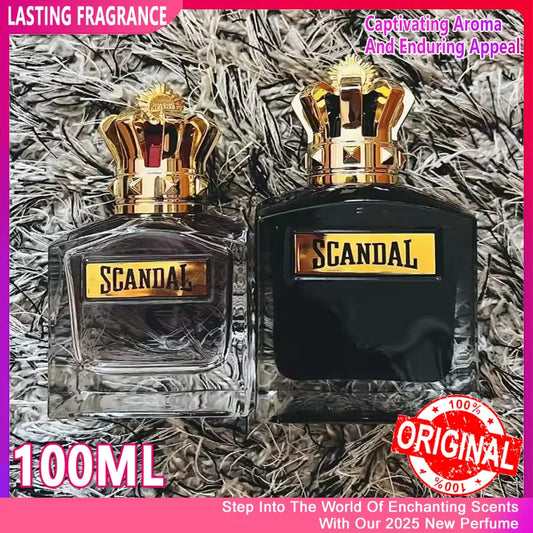 Men's 100ml  Eau De Parfum Long Lasting Woody Fragrance with Vetiver Tonka Leather&Sandalwood for Elegant Appeal Parfums Homme