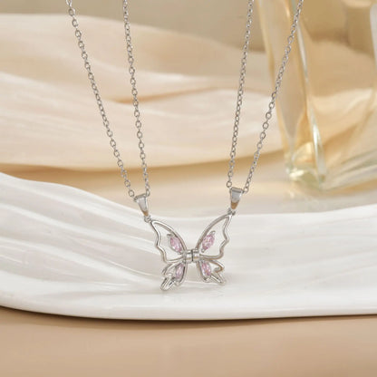 Couples Magnetic Necklaces Sun and Moon Angel Hug Heart Pendant Friendship Matching Necklaces for Birthdays Anniversaries