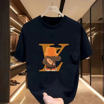 Hot Sale Men Women Casual T Shirt Designer Tees Print Short Sleeve Oversized Top Round Neck Men Women Cotton T-Shirts 71304