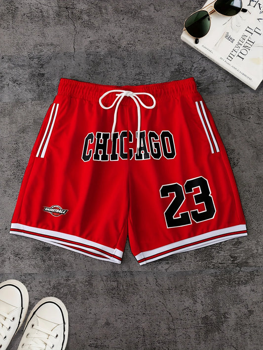 The 2025 summer new pattern 3D letter printed men's shorts are casual, fashionable, soft, comfortable and lightweight