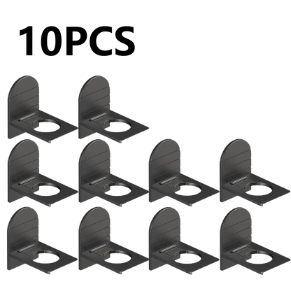 Metal Self-Adhesive Shampoo Bottle Shelf Free of Punch Shower Gel  Liquid Bottle Holder Bathroom Shelf Organizer Hook Shelves