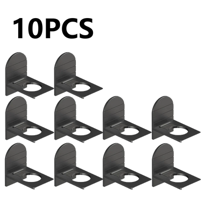 Metal Self-Adhesive Shampoo Bottle Shelf Free of Punch Shower Gel  Liquid Bottle Holder Bathroom Shelf Organizer Hook Shelves