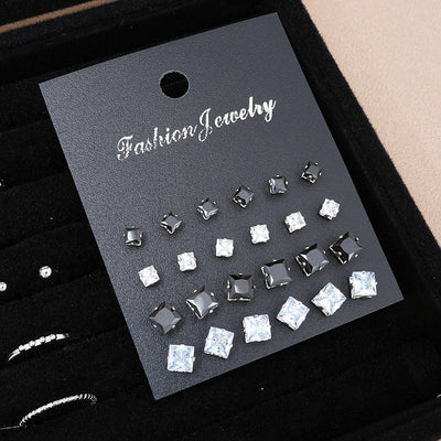 51 Pcs/Set Silver Color Chic Jewelry Set For Women Fashion Butterfly Heart Pearl Necklaces, Earrings, Rings, Match Daily Outfits