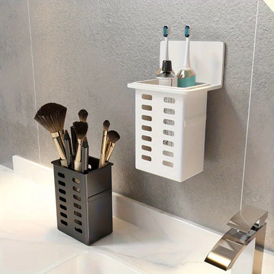 1 functional toothpaste bathroom toothbrush stand wall-mounted toothbrush storage rack bathroom storage rack