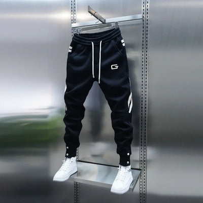 2024 Spring Men's Pants Korean Fashion Men Clothing Joggers Pants Casual Streetwear Male Trousers Elastic Waist Men Sweatpants