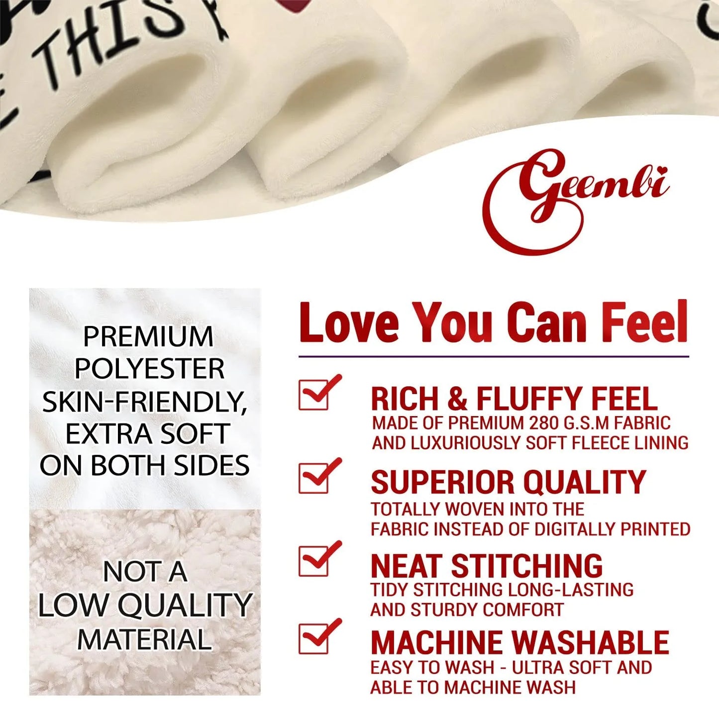 Gifts from Daughter Son for Mother's Day Birthday Mom Gifts Anniversary Unique Gifts for Mom Super Soft Flannel Throw Blankets