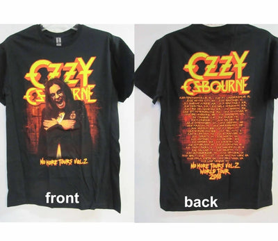 Ozzy Osbourne 2018 Nomo Tour Vol.2 Band Concert Music T-shirt - Men's and Women's Printed T-shirts for Street Daily Wear