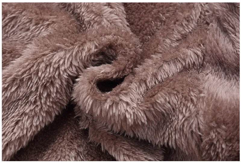 KLFLGD0-3 years old winter baby outdoor clothing fur lining warm toddler girl boy jumpsuit cartoon plus velvet baby jumpsuit