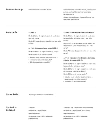 For Apple AirPods 4 (supports active noise cancellation) equipped with MagSafe charging case (USB-C), fourth generation Bluetooh