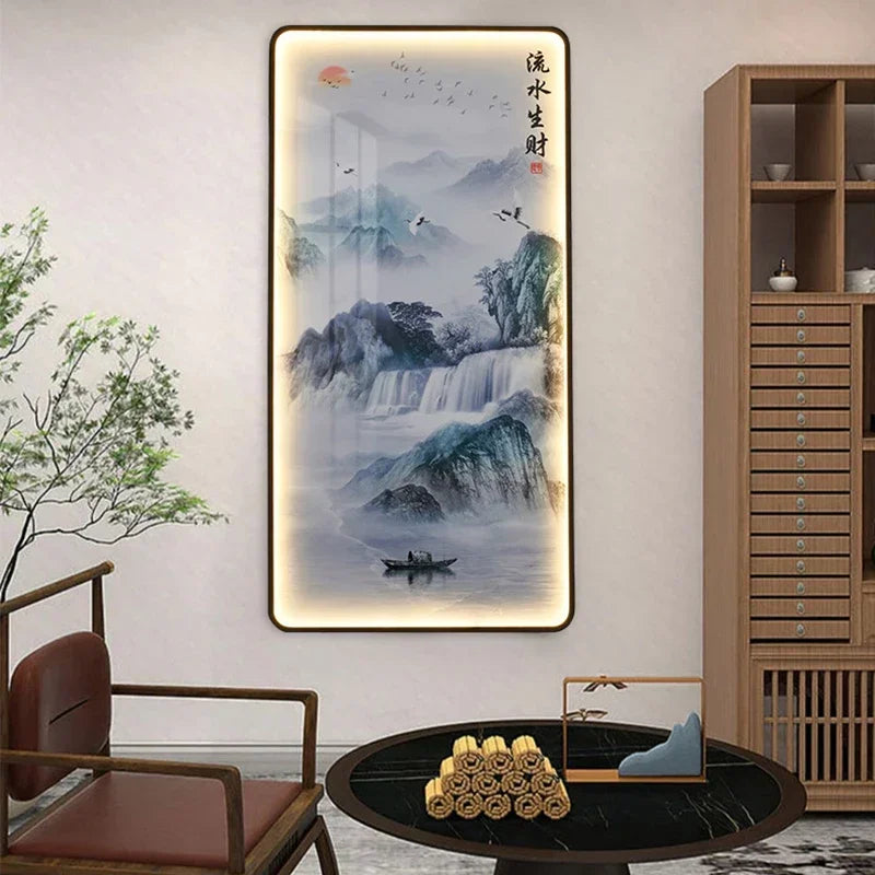 VIOLET Modern Picture Wall Light LED Chinese Creative Simple Mural Sconce Lamp For Home Living Room Study Corridor Decor