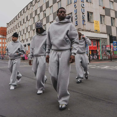 Fashionable Street Style Embroidered Sweatpants Autumn Winter Casual Pants Versatile Personality Couple's Pan