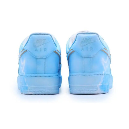 [Custom Eighteen AF1 Moon Nebula Blue]Nike Air Force 1 Skateboard Shoes Unisex Low-Top Blue
