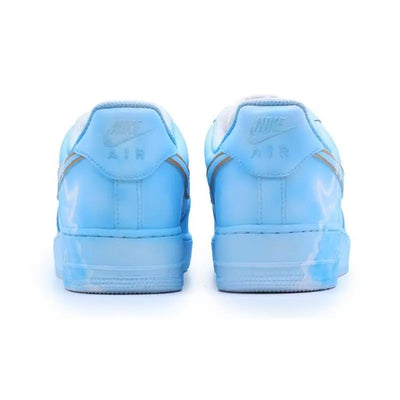 [Custom Eighteen AF1 Moon Nebula Blue]Nike Air Force 1 Skateboard Shoes Unisex Low-Top Blue