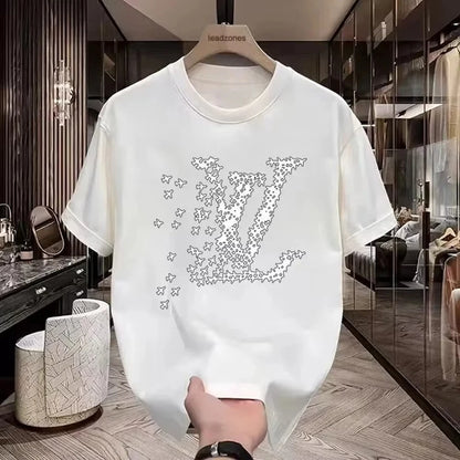 Hot Sale Men Women Casual T Shirt Designer Tees Print Short Sleeve Oversized Top Round Neck Men Women Cotton T-Shirts 71304