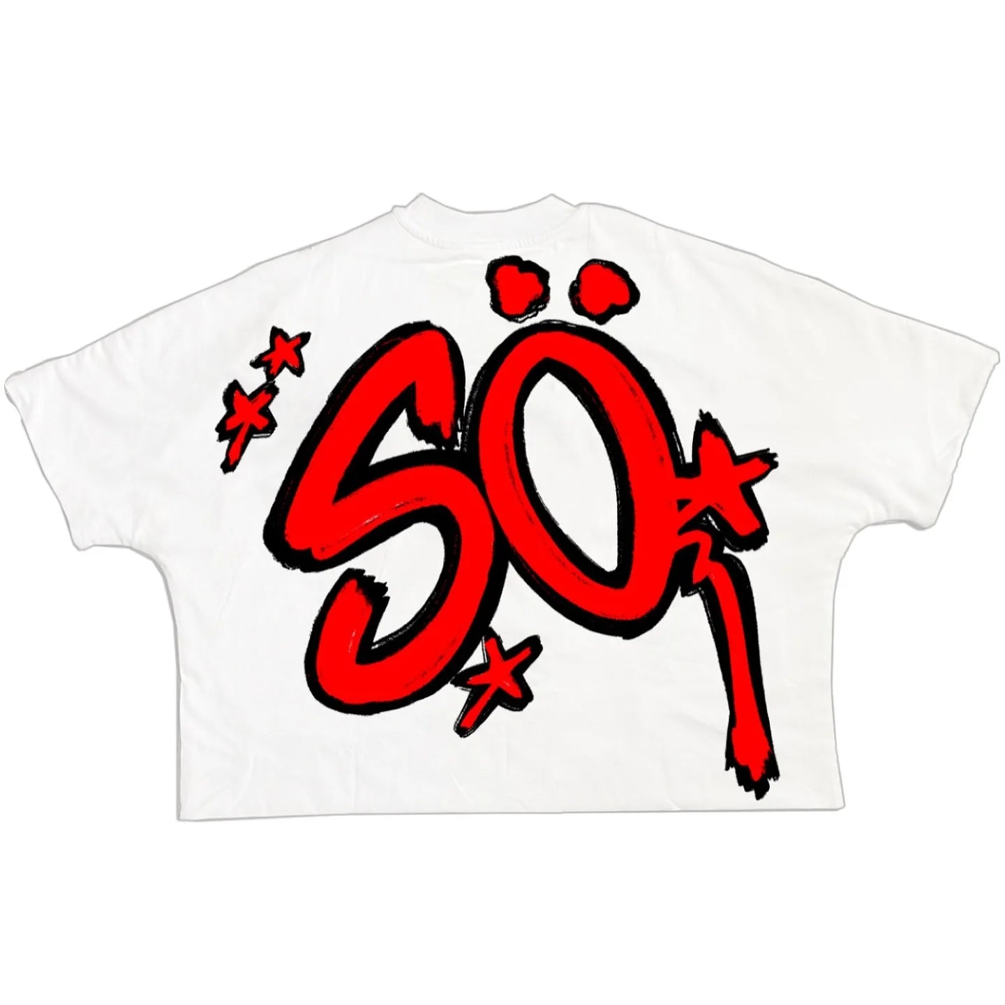 Y2K High Street Hip-hop Personalized Printed Loose Fashion T-shirt Men  American Harajuku Retro Casual Versatile Tops Women